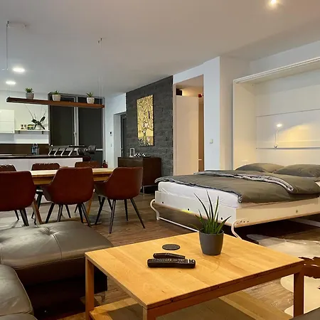 Waldstrassenviertel Loft Terrasse, Redbull Arena Lägenhet